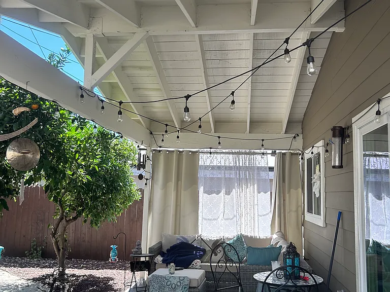 Outdoor living area.