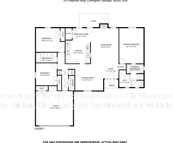 3 bed, 2.0 bath, 1690 sqft, $1,865 — Photo 2