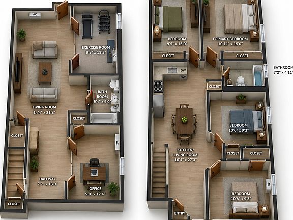 3rd image of 1652 Cornelia St #1