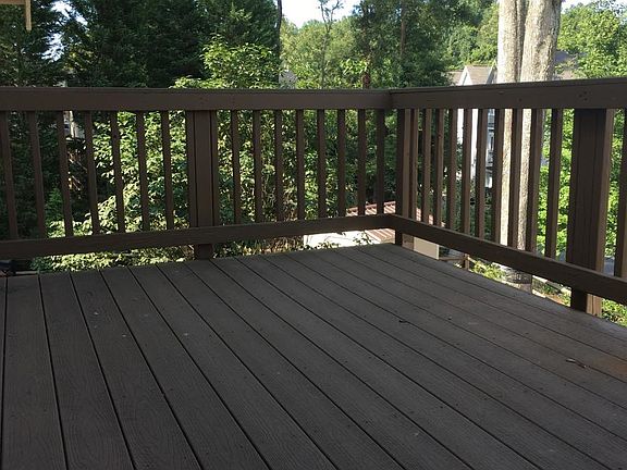 Patio deck off front door