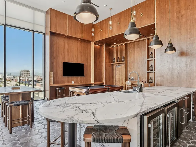 Elevated spaces for hosting and unwinding.