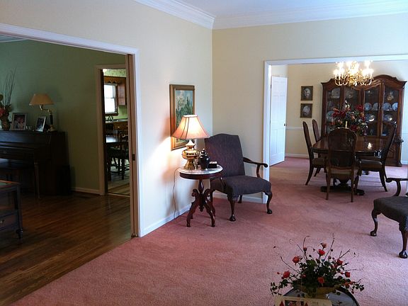 Living, dining, den, kitchen