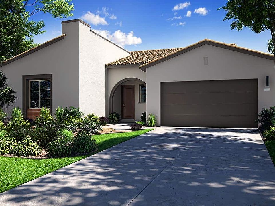 Elevation A features the spanish exterior style