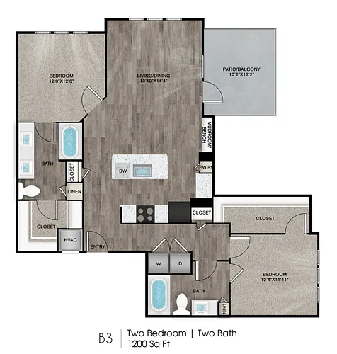 Floor plan B3