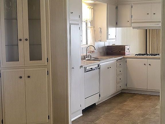 kitchen view by dining room