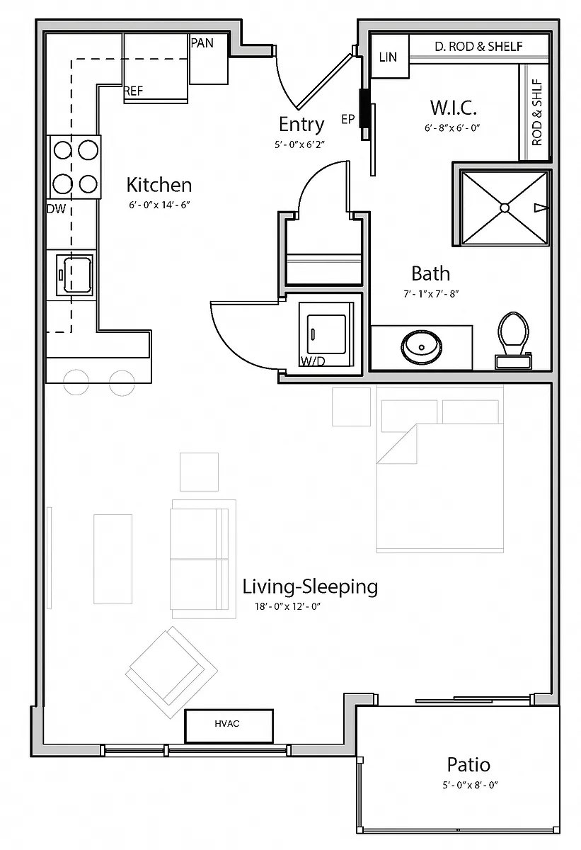Floor plan Nest (A2.3)