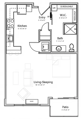 Floor plan Nest (A2.3)