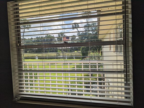View from dining area