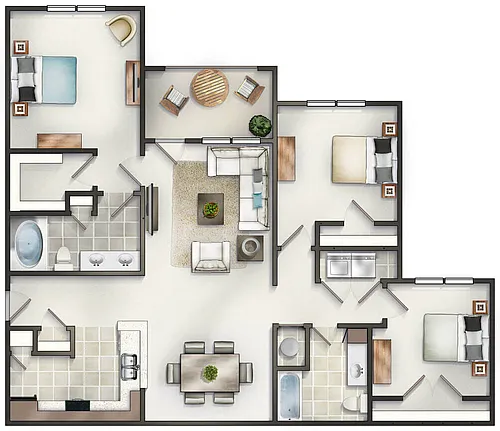 Floor plan The Brighton