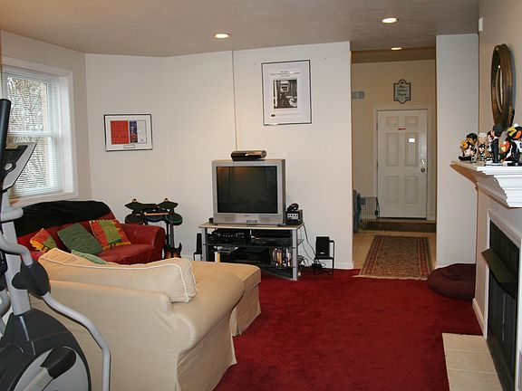 Lower level game room with a full bath is a perfect spot to gather.