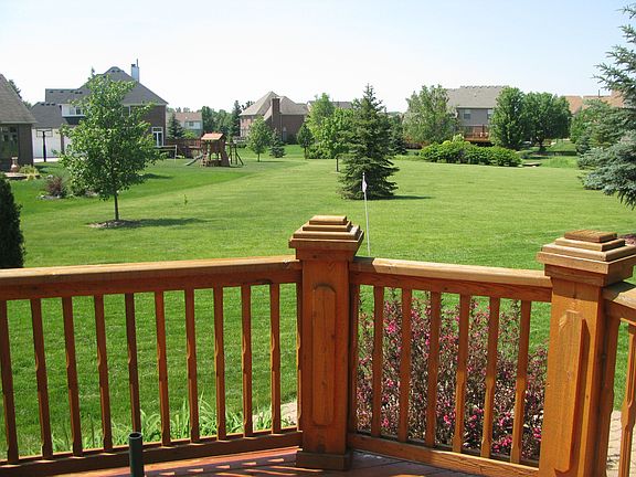 Backyard faces common area