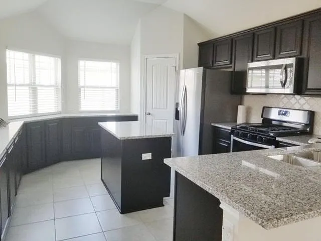 Large open kitchen