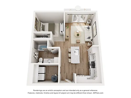 Floor plan Bergamot | Studio