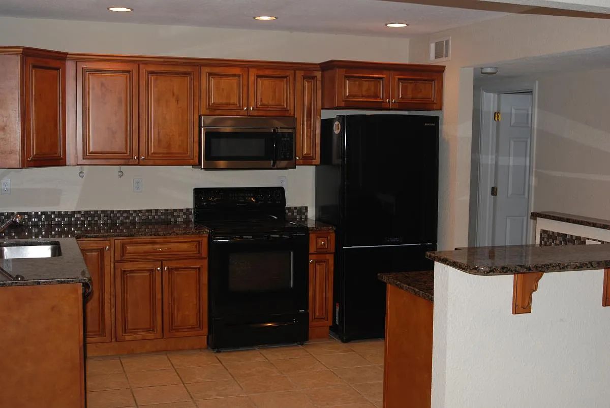 kitchen from dining room - 720 Salem St