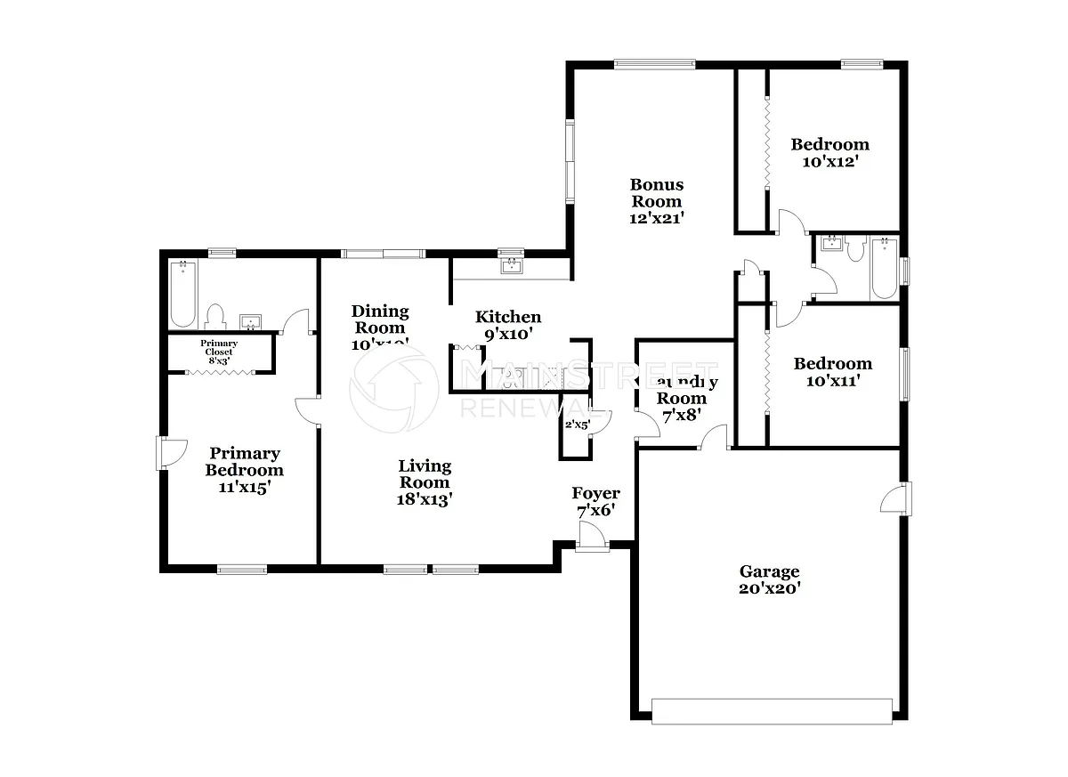 Floor Plan - 1173 Brook St NE