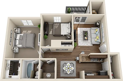 Floor plan The Ruby Renovated