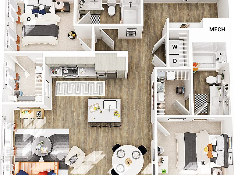 B3 floor plan Broadstone Craft