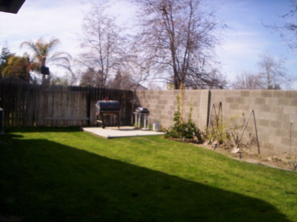 Nice size backyard