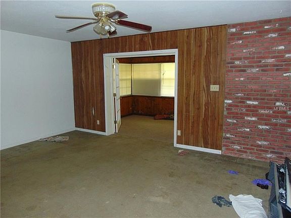 Living room towards bonus room