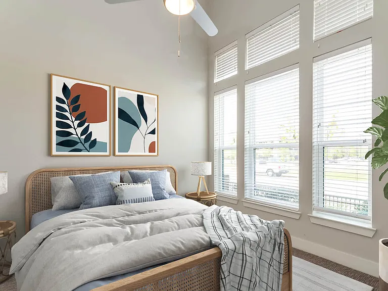 Carpeted Bedroom