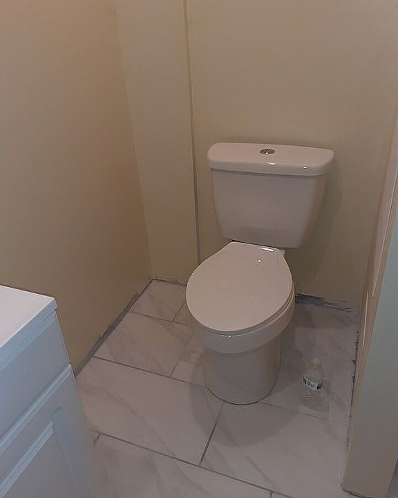 newly renovated bathroom