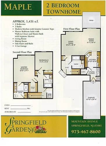 Floor plan MAPLE