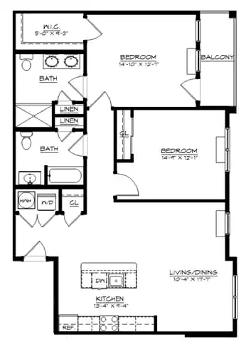 Floor plan Amber 315