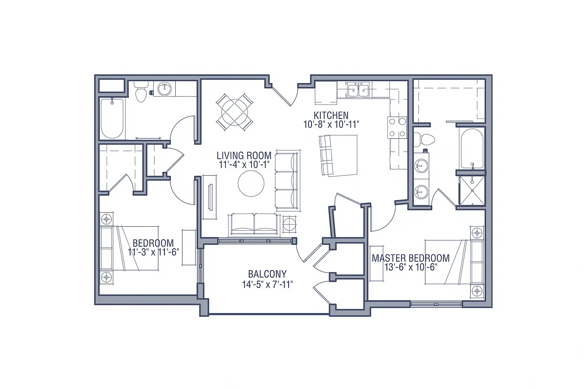 Floor plan B1