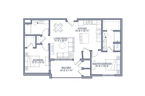 Floor plan B1