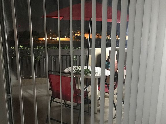 Upper deck at night.