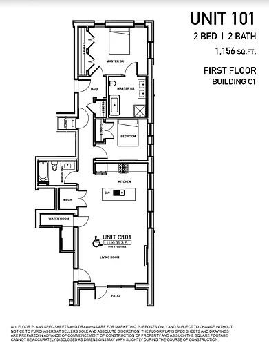 Floor plan C-101