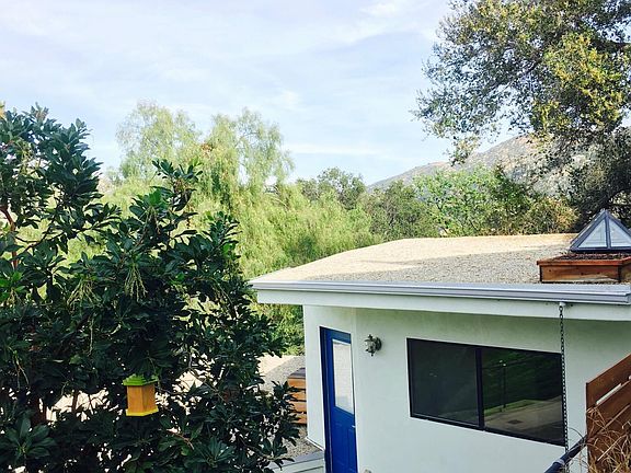 Natural setting - Santa Susanna Mountains in the background.