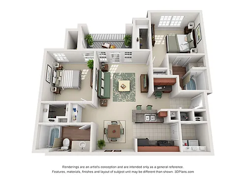 Floor plan Willow Loft