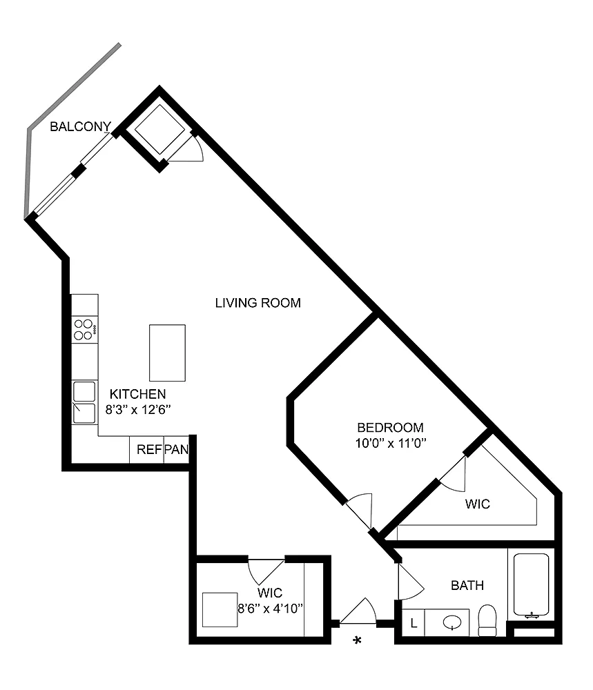 Floor plan Lagerfield