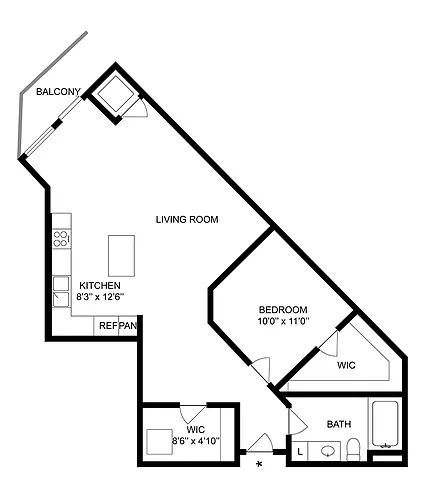 Floor plan Lagerfield
