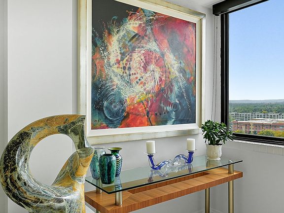 Stunning art filled space.