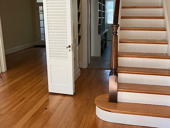 Entry way, kitchen, and living room