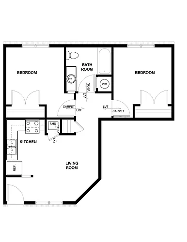 Floor plan 2 Bedroom