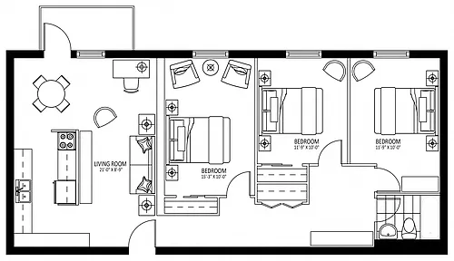 Floor plan 1 Slessor - Plan B