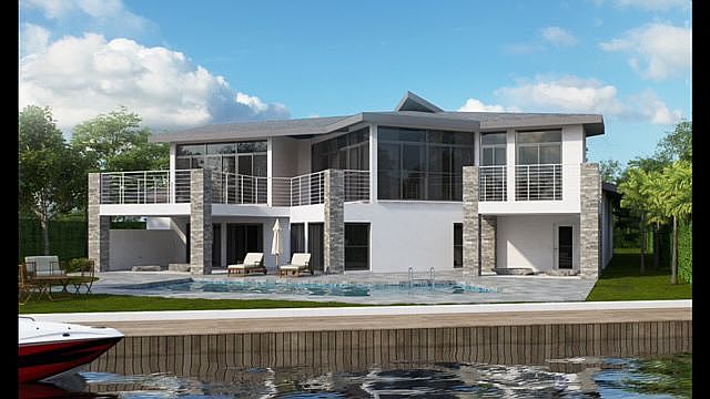 Rear Waterfont Rendering