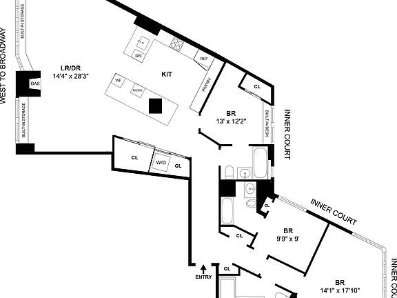 2nd image of 155 W 70th St #8FG