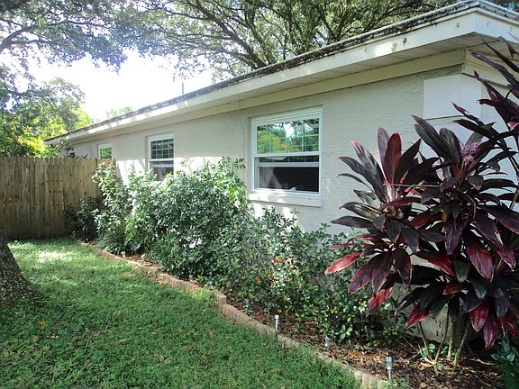 side flower bed