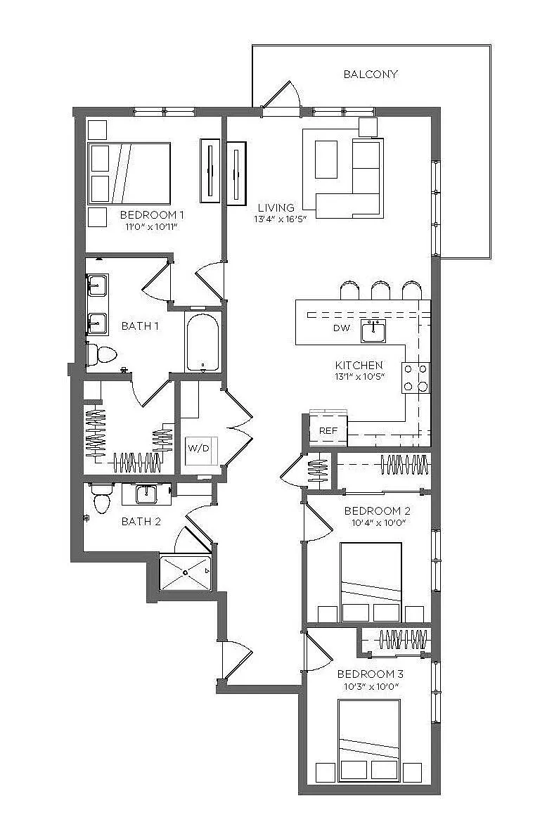 Floor plan B3 LUXE