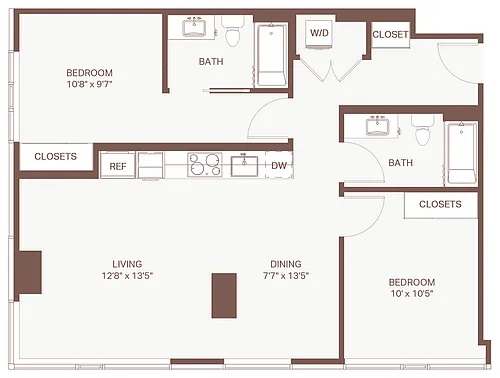 Floor plan 2x2 E26 Olympic