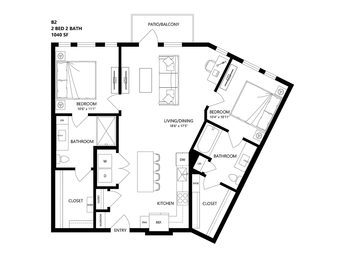 Floor plan B2