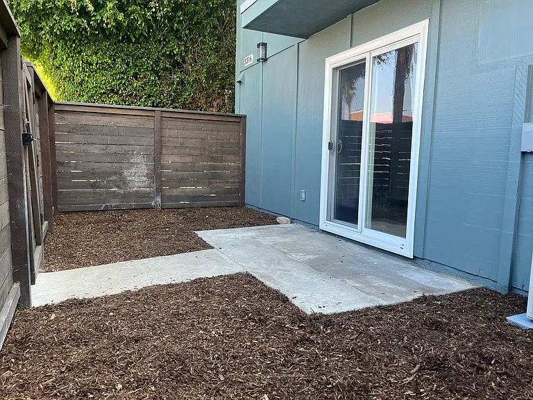 private yard space