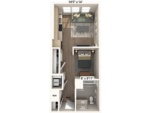 Floor plan S1m1-Base
