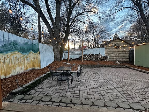 Private patio