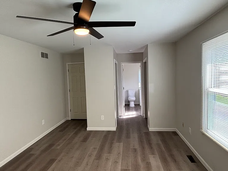 Master bedroom and master bath