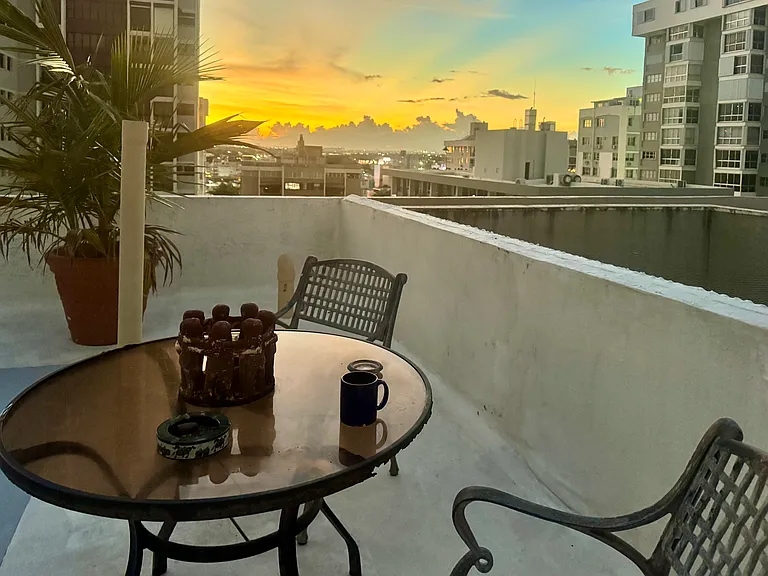 Exclusive roof top terrace